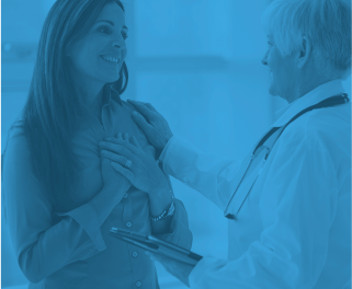 Woman speaking with her doctor about COPAXONE®.