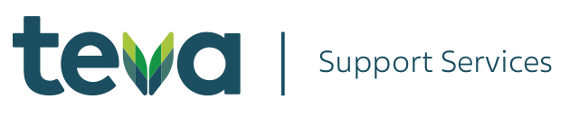 Teva Support Services Stacked Logo.